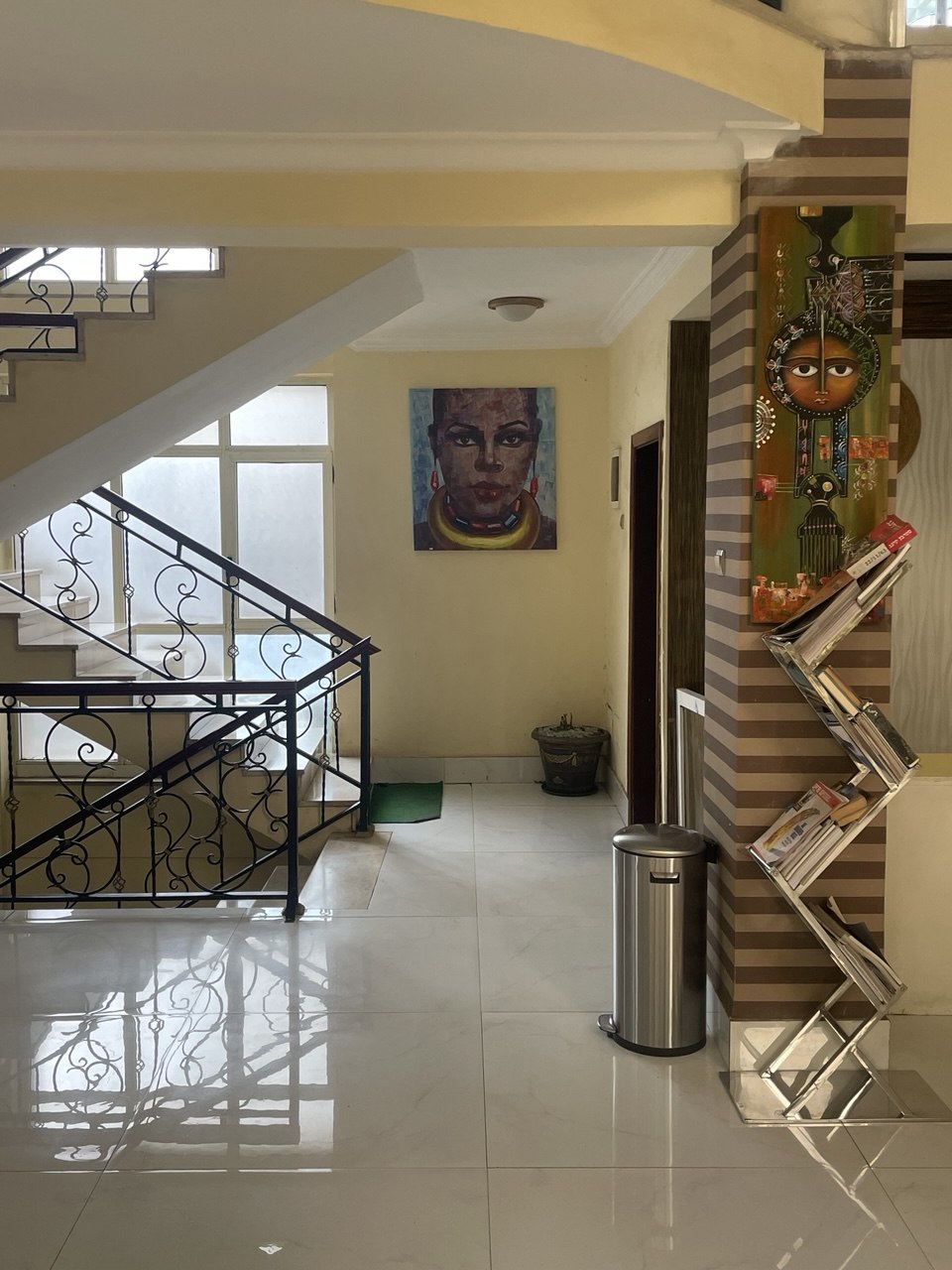 Hotel lobby at Park Lane Addis Hotel